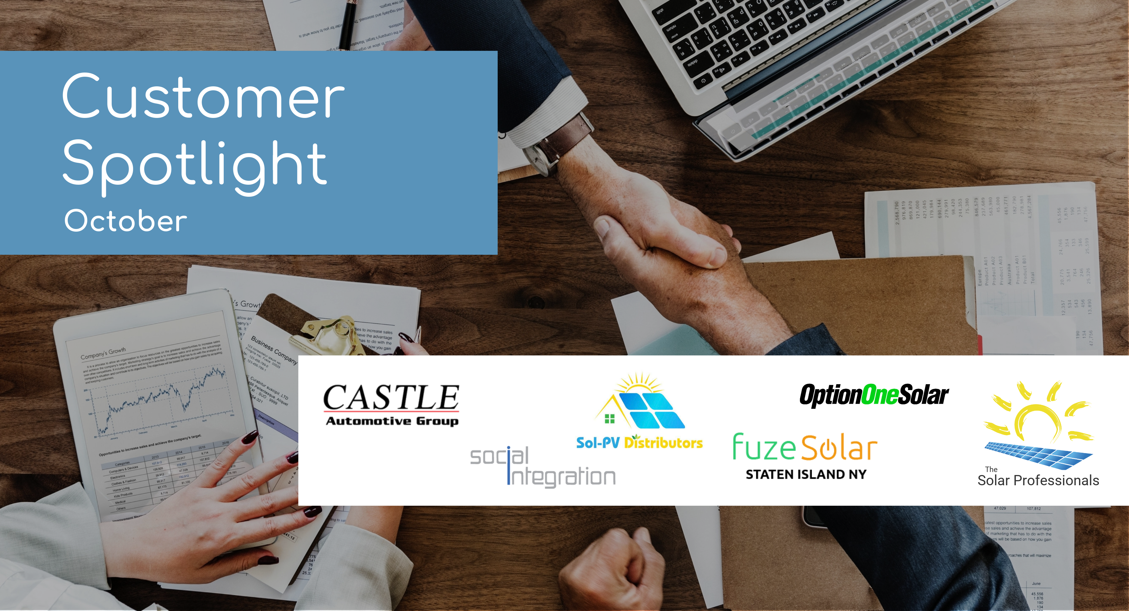 Customer Spotlight October